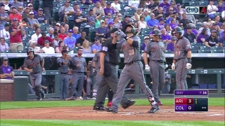 WATCH: Martinez gets D-backs started with 3-run HR