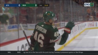 WATCH: Jared Spurgeon notches preseason goal for Wild