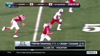 Porter vs. Crosby | High School Scoreboard Live