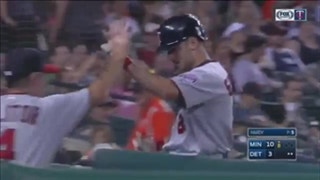WATCH: Twins' Granite caps eight-run inning with first career home run