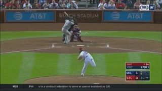 WATCH: Vogt leads Brewers offense in win over Cards
