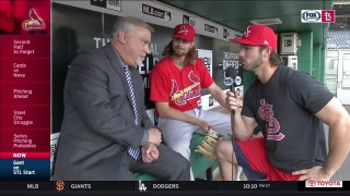 Randal Grichuk interviews Jim Hayes and John Gant