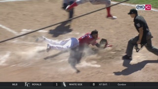 Reds' Billy Hamilton flashes great speed against the Red Sox
