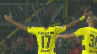 Pierre-Emerick Aubameyang completes hat trick | 2017-18 Bundesliga Highlights