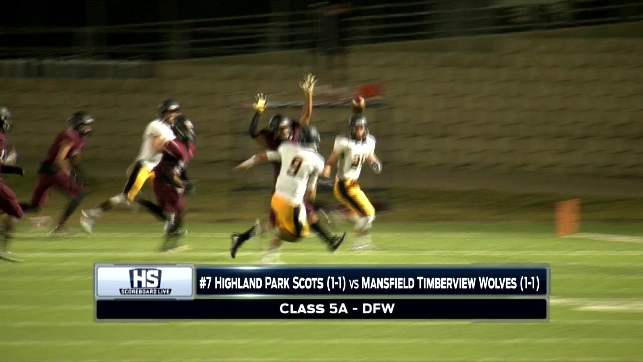 Highland Park Vs Mansfield Timberview High School Scoreboard