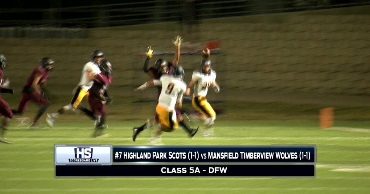 Highland Park Vs Mansfield Timberview High School Scoreboard