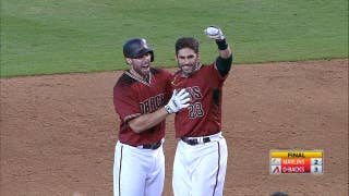 JD Martinez's walk off single clinches playoff berth for Arizona