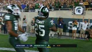 Michigan State's Darrell Stewart Jr. goes full Randy Moss for touchdown grab