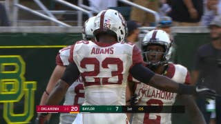 Watch Oklahoma's Abdul Adams go 99 yards for a rushing touchdown