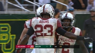 Watch Oklahoma's Abdul Adams go 99-yards for rushing touchdown
