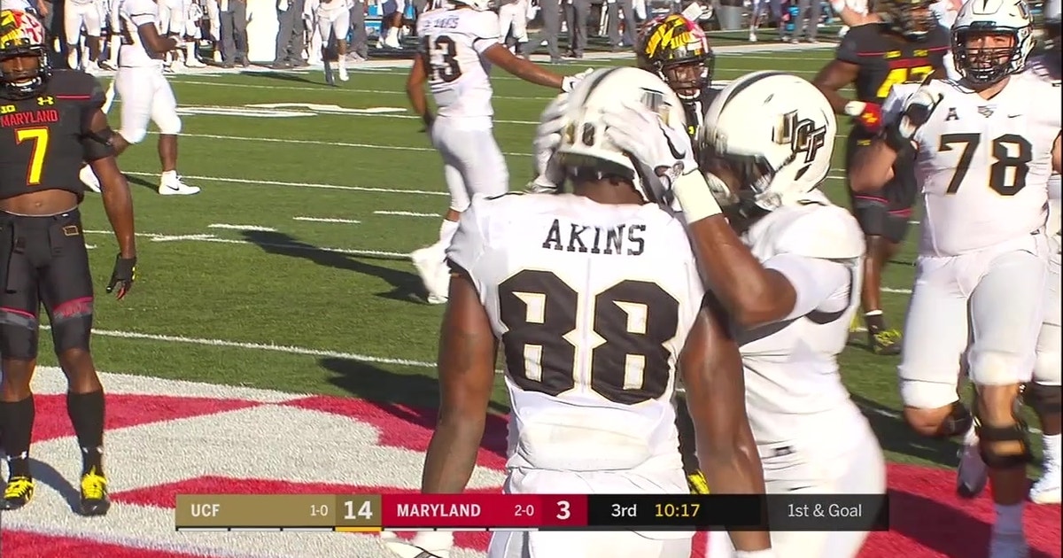 UCF's McKenzie Milton floats it in to Jordan Akins for the 6-yard score (VIDEO) | FOX Sports