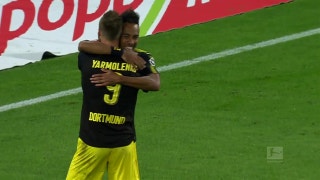 Pierre-Emerick Aubameyang taps one in for Dortmund | 2017-18 Bundesliga Highlights