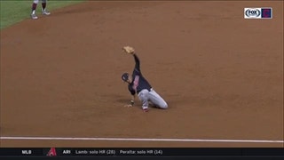 WATCH: Urshela flashes the leather at the hot corner