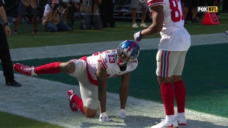 Watch Odell Beckham's graphic celebration which was (obviously) penalized