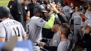 WATCH: Marcell Ozuna launches 2 homers against Arizona