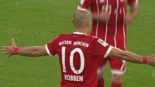 Arjen Robben scores to extend Bayern lead over Wolfsburg