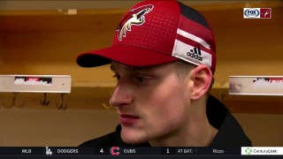 Adin Hill plays with poise, confidence in NHL debut