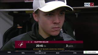 Clayton Keller: 'We just need 1 good bounce.'
