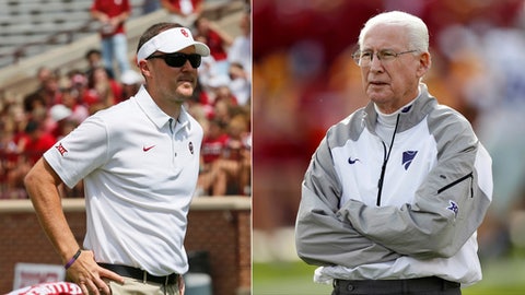 Bill Snyder coached his first game as Kansas State's head coach in 1989. At the time Lincoln Riley had just turned six. AP