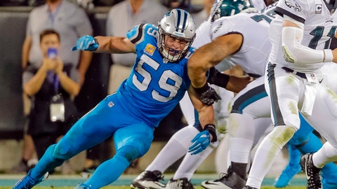 Luke Kuechly clears concussion protocol, expected to play vs Tampa Bay