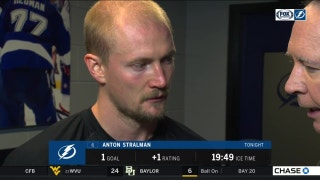 Lightning D Anton Stralman says strong 1st period set the tone