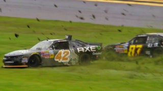 Kyle Larson recalls that time he got taken out by Dale Earnhardt Jr. ... after the race was over