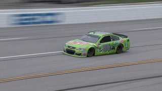 Dale Earnhardt Jr. wins the pole in his final Talladega race