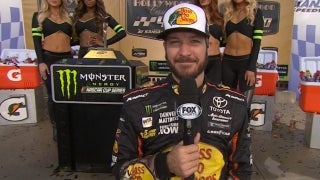 Martin Truex Jr. Post-Race Interview | 2017 KANSAS | NASCAR VICTORY LANE