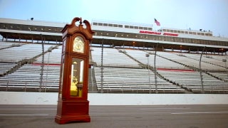 Martinsville Speedway's first grandfather clock from 1964