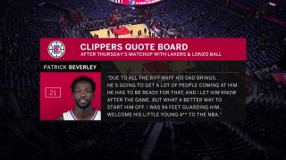 Clippers Live: Beverley lets Lonzo know who's boss
