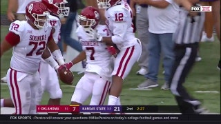 WATCH: Interception by OU's Jordan Thomas