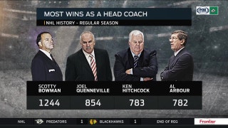 Hitchcock moves ahead of Al Arbour | Stars Live