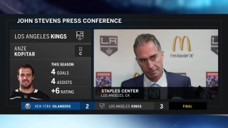 John Stevens talks about the Kings recent power play performance