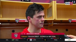 Panther's Weegar: 'This is the only time you'll see my smiling after a loss'