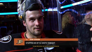 Ducks Live: John Gibson on his record-setting performance