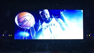 Pacers opening night ceremony