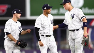 Yankees outfielder Aaron Hicks shows you how he gets ready for the ALCS.