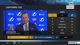 Jon Cooper: We got the lead early, and that played a big part