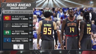 Heat continue long homestand against visiting Hawks