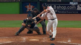 Evan Gattis' massive home run puts the Astros ahead 1-0