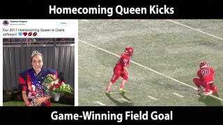 Homecoming Queen Kicks Game-Winning Field Goal | The Scoop