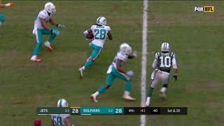 Miami's Bobby McCain picks off Josh McCown to set up game winning field goal