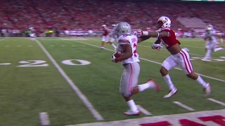 Ohio State's J.K. Dobbins runs 52 yards for a touchdown
