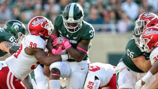 No. 18 Michigan State comes from behind to beat Indiana 17-9
