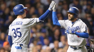 Chris Taylor's home run and triple help Dodgers pull away from Cubs in Game 3