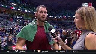 Kevin Love tells Allie Clifton what clicked for Cavs in second half