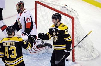 Nash scores 2 goals as surging Bruins beat Senators 5-1 (Dec 27, 2017)