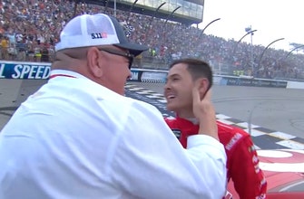 Landon & Matt's NASCAR Christmas Presents: Chip Ganassi clocks Kyle Larson in the head after Michigan win