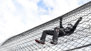 Landon & Matt’s NASCAR Christmas Presents: Noah Gragson climbs the fence at Martinsville
