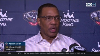 Alvin Gentry on keeping Rondo on bench in 4th quarter vs. Bucks
